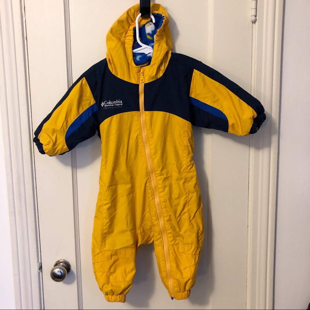Columbia Tectonite Infant Snow Suit Bunting 12 mo EUC